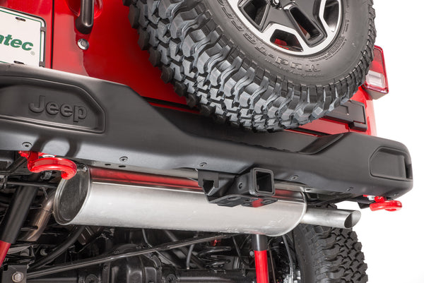 12015 1001 Premium 2" Receiver Hitch for 13-18 Jeep Wrangler JK 10th Anniversary Rubicon, Rubicon X, Hardrock & 75th Anniversary Editions