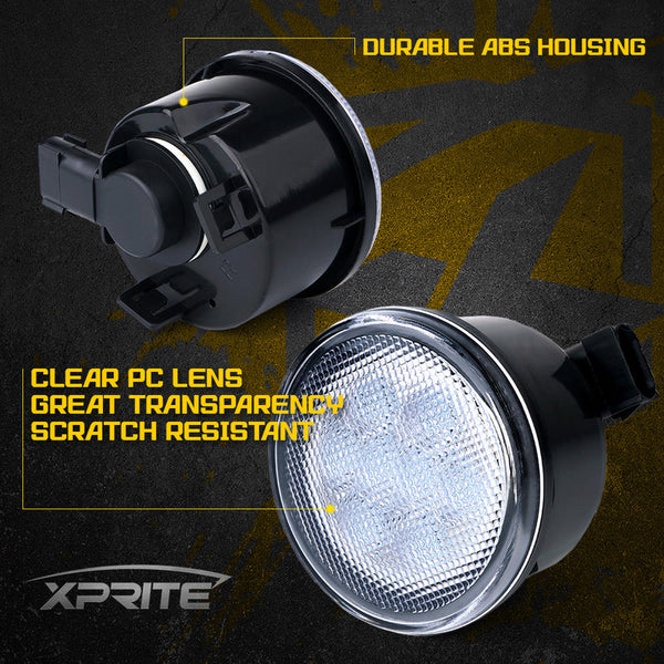 G2 LED Amber Turn Signal Light for 07-18 Jeep Wrangler   Smoke with Star