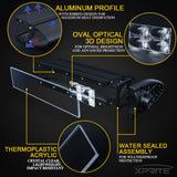 xprite  Double Row White LED Light Bar with Amber Backlight | Sunrise Series  50" LED Light Bar
