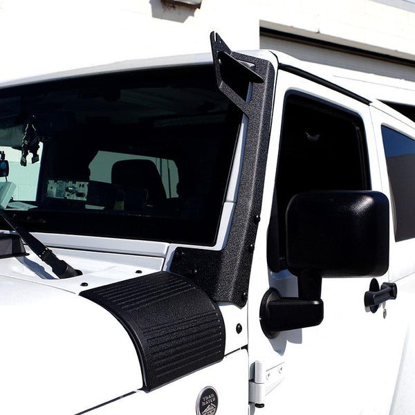 50" STRAIGHT LIGHT BAR WINDSHIELD MOUNTING BRACKETS FOR 2007-2017 JEEP WRANGLER JK