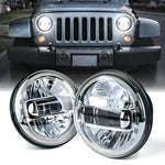 7" LED Halo Headlights For 2007-2018 Jeep Wrangler | Envision Series