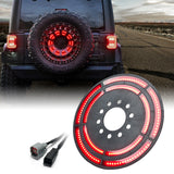 Jeep Wrangler 14" Dual Ring Spare Tire Brake Light | Typhoon Series