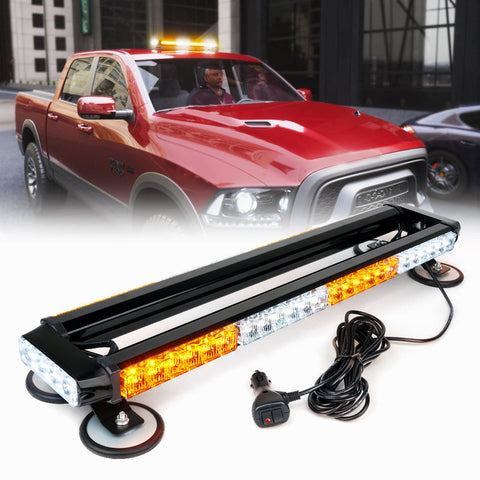 26" Mini Emergency Light Bar with Magnetic Base | Pursuit Series