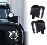 Jeep Wrangler JK Side Mirror with LED Spotlight