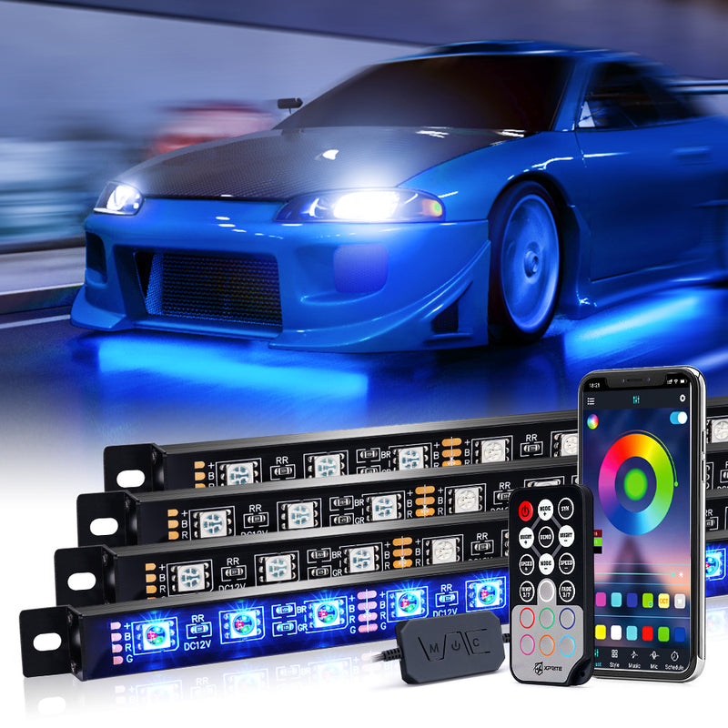 RGB Underbody Glow Kit with Bluetooth Control | Warfare Series