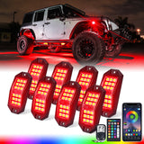 Multi-Color RGB-W LED Rock Lights | Discovery Plus Series