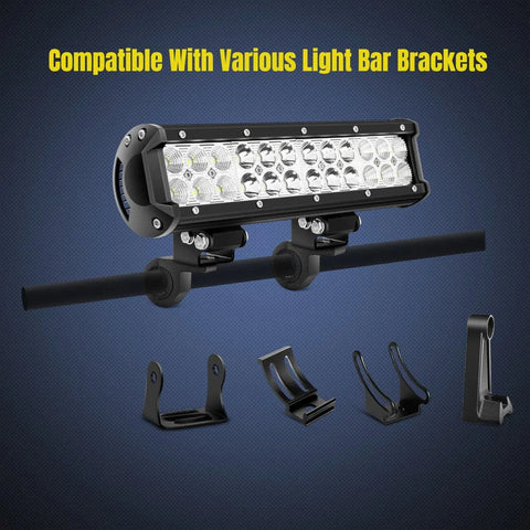 Horizontal Bar Clamp Mount Bracket Kits 0.75in-1in-1.25in (Pair)
