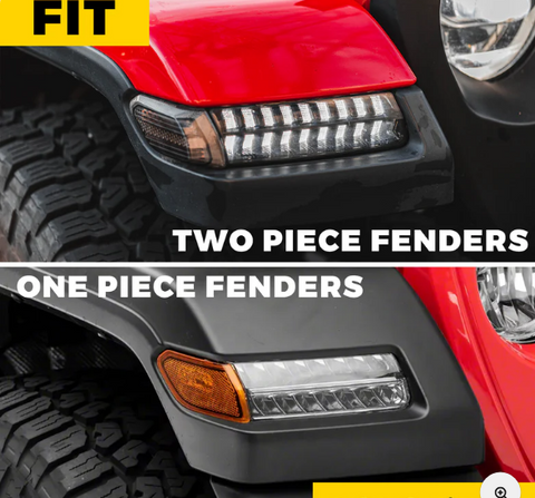 Jeep Wrangler JL & Gladiator JT Turn Signal & Park Lights