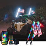 RGB-W Fat Whip Lights  2ft