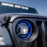9-Inch RGB-W Halo Headlights