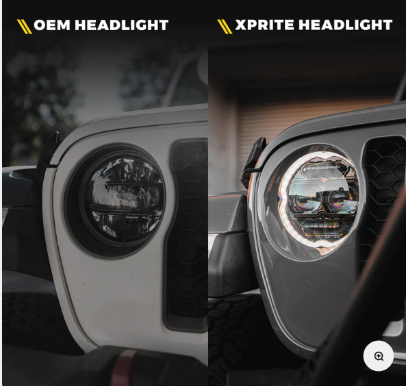 9-Inch Headlights with DRL & Halo Sale price