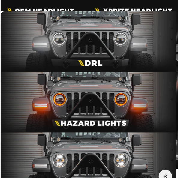 9-Inch Headlights with DRL & Halo Sale price