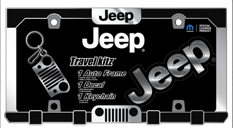 JEEP TRAVEL KIT-FRAME KEY CHAIN DECAL