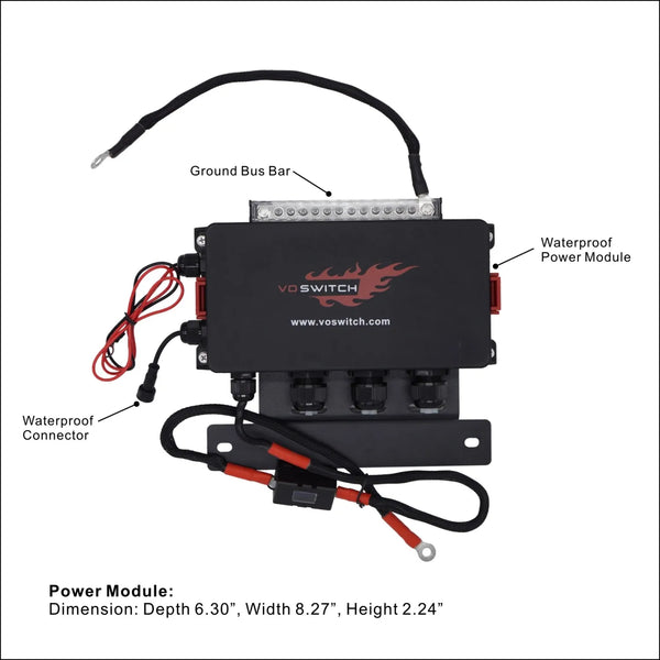 JL120 Lower Dash Switch Panel for Jeep Wrangler JL 2018-current and Gladiator 2020-current