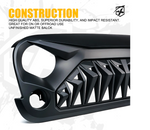 Replacement JK Front Grille Venom Series G1 for Jeep Wrangler 07-18