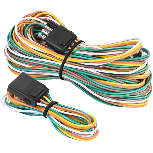 25Ft Male 4Ft Female Trailer Wiring Harness