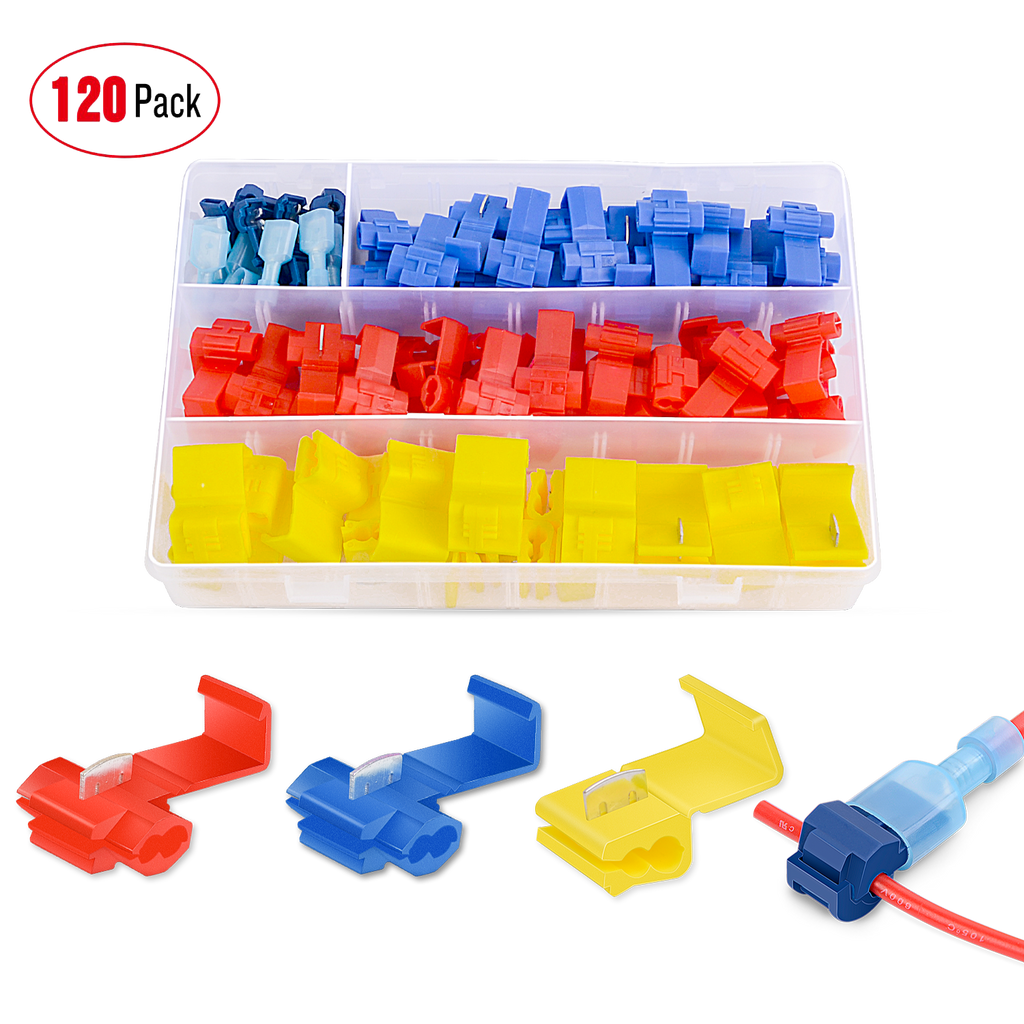 100Pcs Quick Splice Wire Terminals