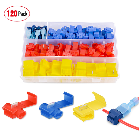 100Pcs Quick Splice Wire Terminals