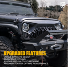Replacement JK Front Grille Venom Series G1 for Jeep Wrangler 07-18