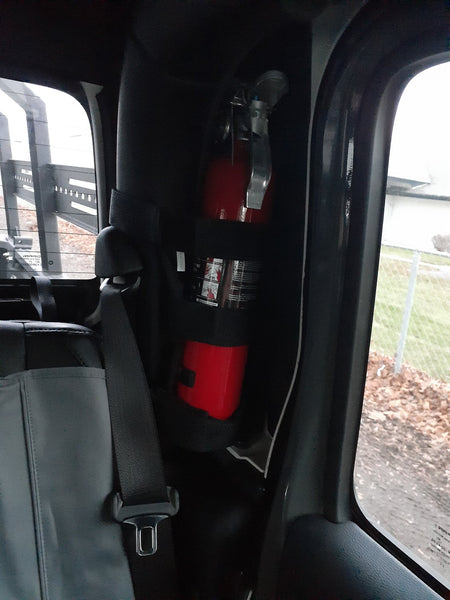 Sport Bar Fire Extinguisher Holder for 55-25 Jeep Wrangler JL, JK, TJ, YJ, CJ & Gladiator JT