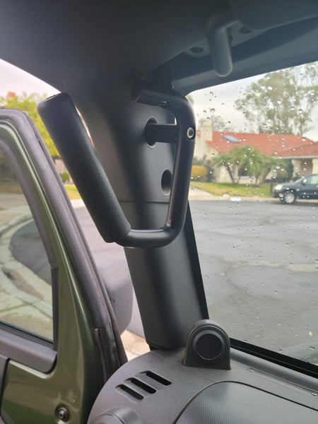 Rugged Ridge 13505.41 Front Steel Grab Handle Set for 07-18 Jeep Wrangler JK