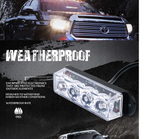 Red & Blue Surface Mount Grille Strobe Lights