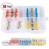 50pcs Solder Seal Wire Connector Kit