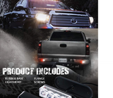 Red & Blue Surface Mount Grille Strobe Lights