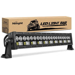 22" 150W 15000LM Double Row 7D Lens Spot/Flood LED Light Bar