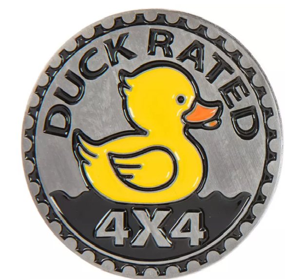 Duck Rated Car Badge