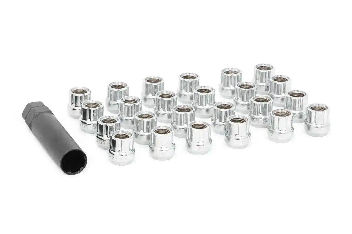 Lug Nut Set 1/2x20 | 24 Qty | Chrome | Open End