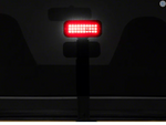 LED Third Brake Light and Extender; Black (76-18 Jeep CJ5, CJ7, Wrangler YJ, TJ & JK)