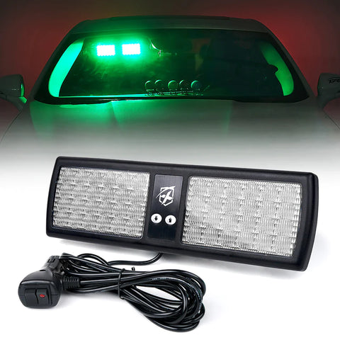 Windshield Visor 48 LED Strobe Lights | Decoy Series
