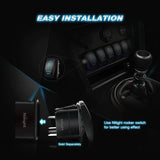 1Pc Rocker Switch Holder Panel Housing