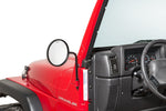 Quadratec Adventure Mirrors with Round Head for 76-23 Jeep Wrangler JL, JK, TJ, YJ, CJ & Gladiator JT