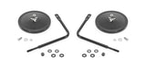 Quadratec Adventure Mirrors with Round Head for 76-23 Jeep Wrangler JL, JK, TJ, YJ, CJ & Gladiator JT