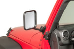 Quadratec Quick Release Mirrors with Square Head for 97-18 Jeep Wrangler TJ, Unlimited, Wrangler & Wrangler Unlimited JK