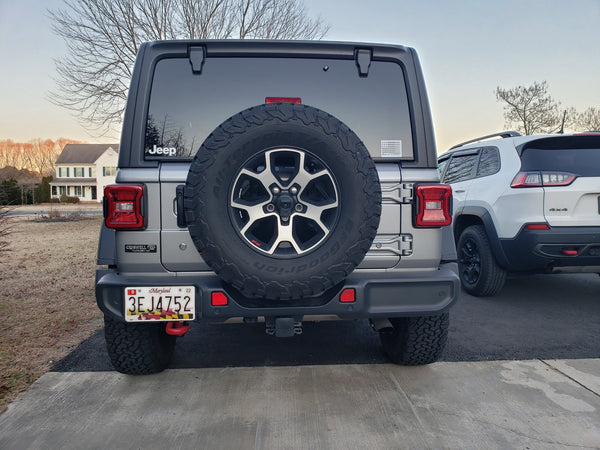 Premium 2"Hitch with Wiring Harness & Hitch Plug for 18-25 Jeep Wrangler JL