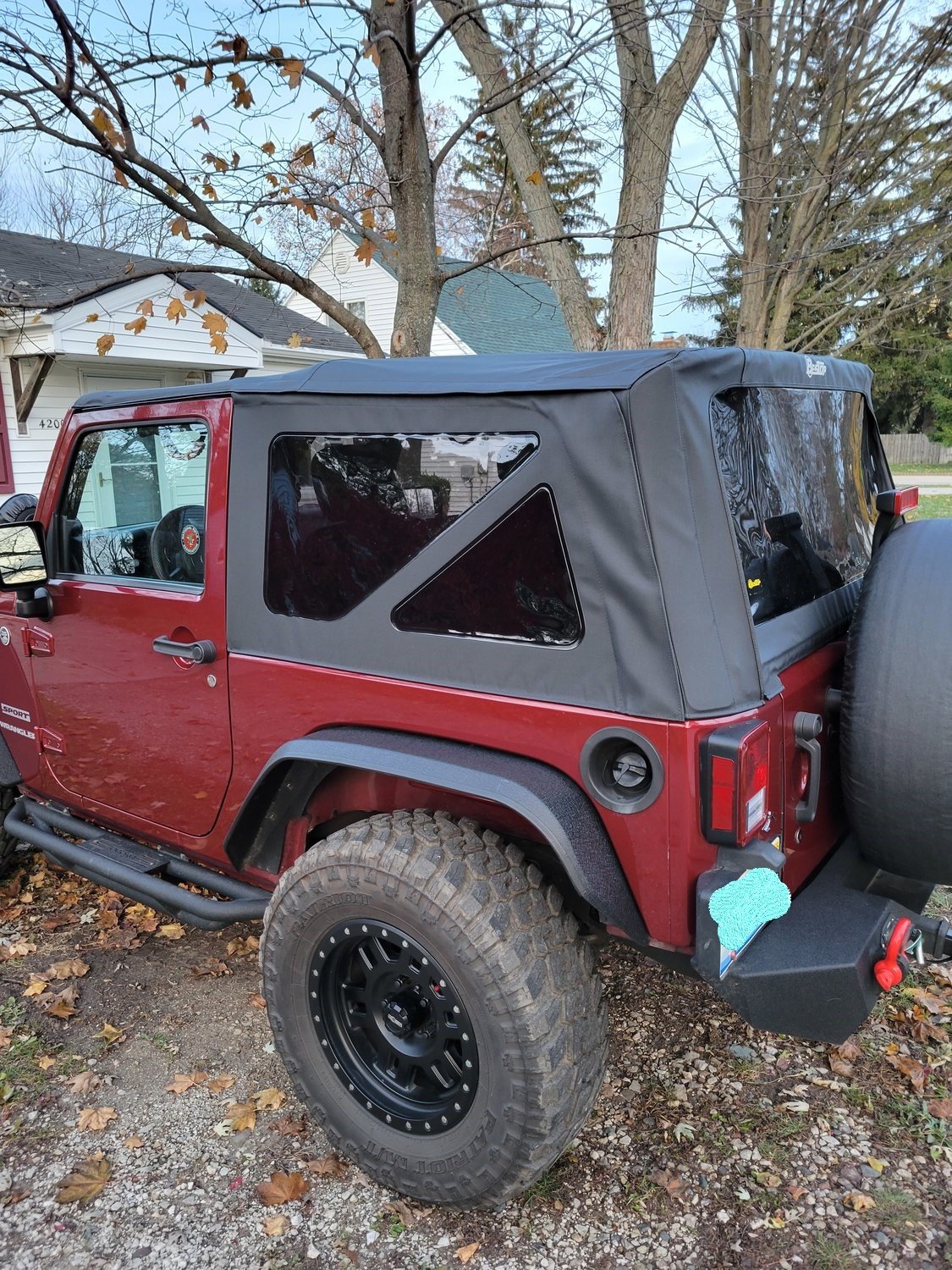 Bestop 7914635 Sailcloth Replace-a-top Soft Top with Tinted Windows for 10-18 Jeep Wrangler JK 2 Door