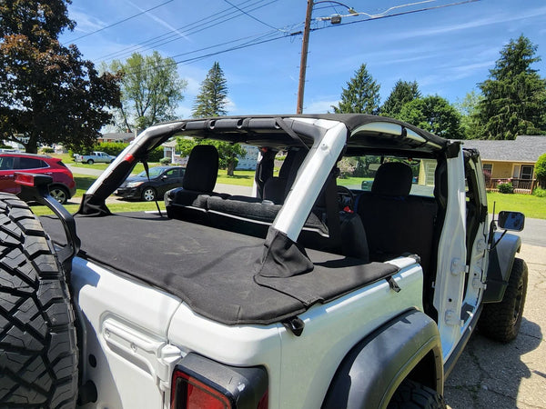 MasterTop Summer Combo Top Plus In Black Diamond for 18-23 Jeep Wrangler JL Unlimited with Hardtop
