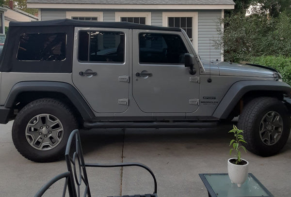 MasterTop Complete Soft Top Kit in MasterTwill® Fabric for 07-18 Jeep Wrangler JK Unlimited 4-Door