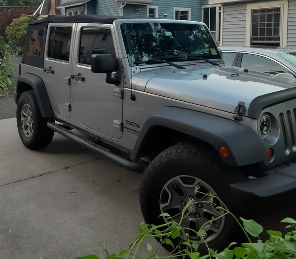 MasterTop Complete Soft Top Kit in MasterTwill® Fabric for 07-18 Jeep Wrangler JK Unlimited 4-Door