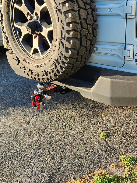 Premium 2"Hitch with Wiring Harness & Hitch Plug for 18-25 Jeep Wrangler JL