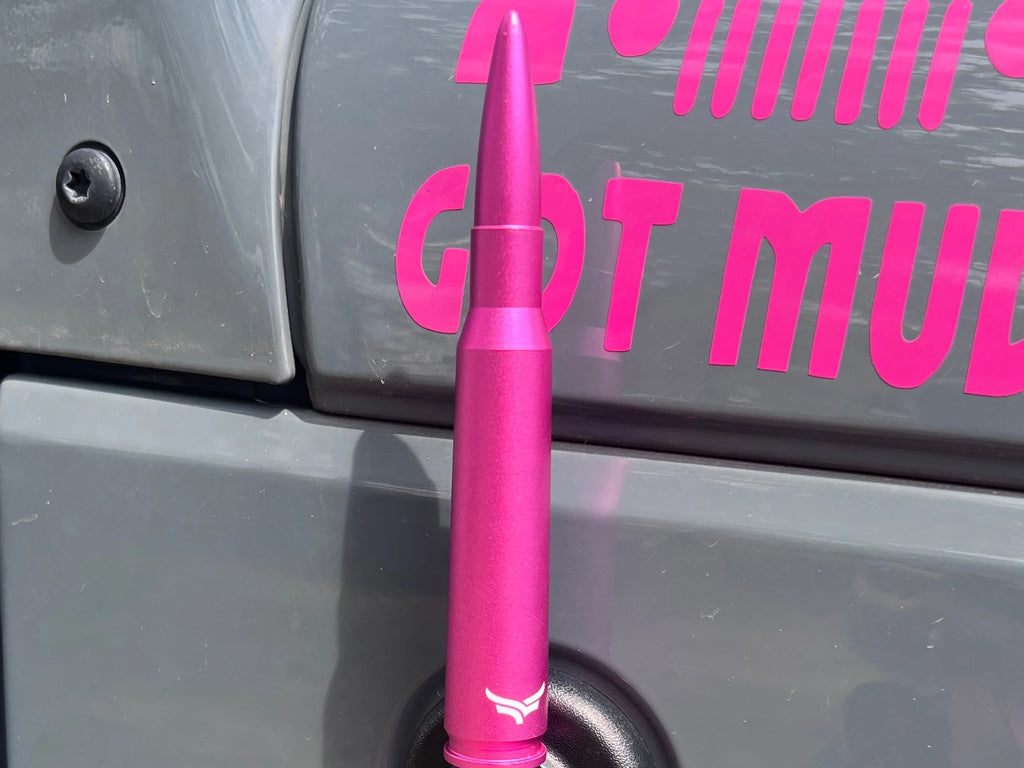 EcoAuto Bullet Antenna Pink 07 23 Jeep Wrangler JK JL passion 4x4 store