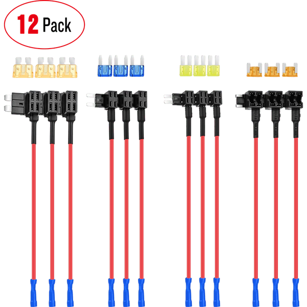 1 Pcs 4 Types Add-A-Circuit Fuse Tap Standard Mini Micro2 Low Profile