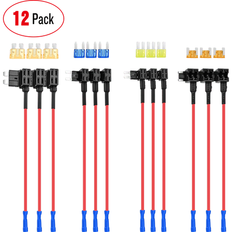 1 Pcs 4 Types Add-A-Circuit Fuse Tap Standard Mini Micro2 Low Profile