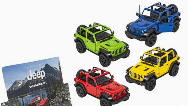 DIE-CAST 2018 JEEP WRANGLER CAMO HARD TOP