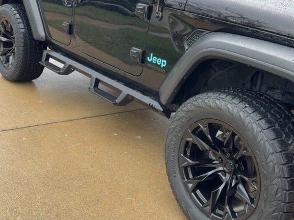 Fuel Wheels Flame Blackout Wheel; 20x10; -18mm Offset (18-25 Jeep Wrangler JL)