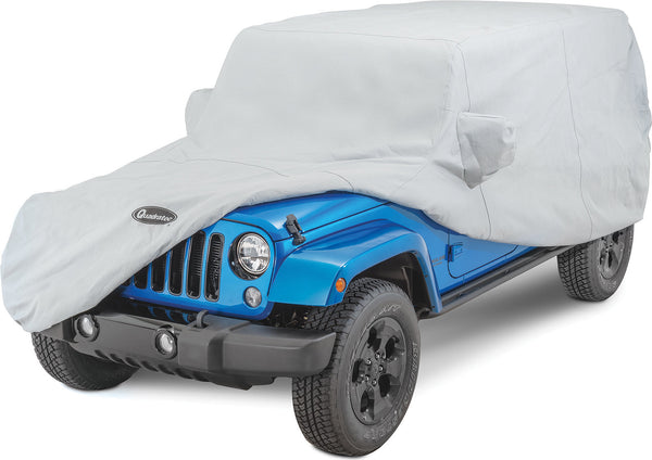 Quadratec Softbond 3-Layer Full Car Cover for 07-25 Jeep Wrangler JK & JL Unlimited