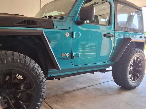 20x10 Fuel Wheels Flame & 35in NITTO All-Terrain Ridge Grappler A/T Tire Package; Set of 5 (18-25 Jeep Wrangler JL)